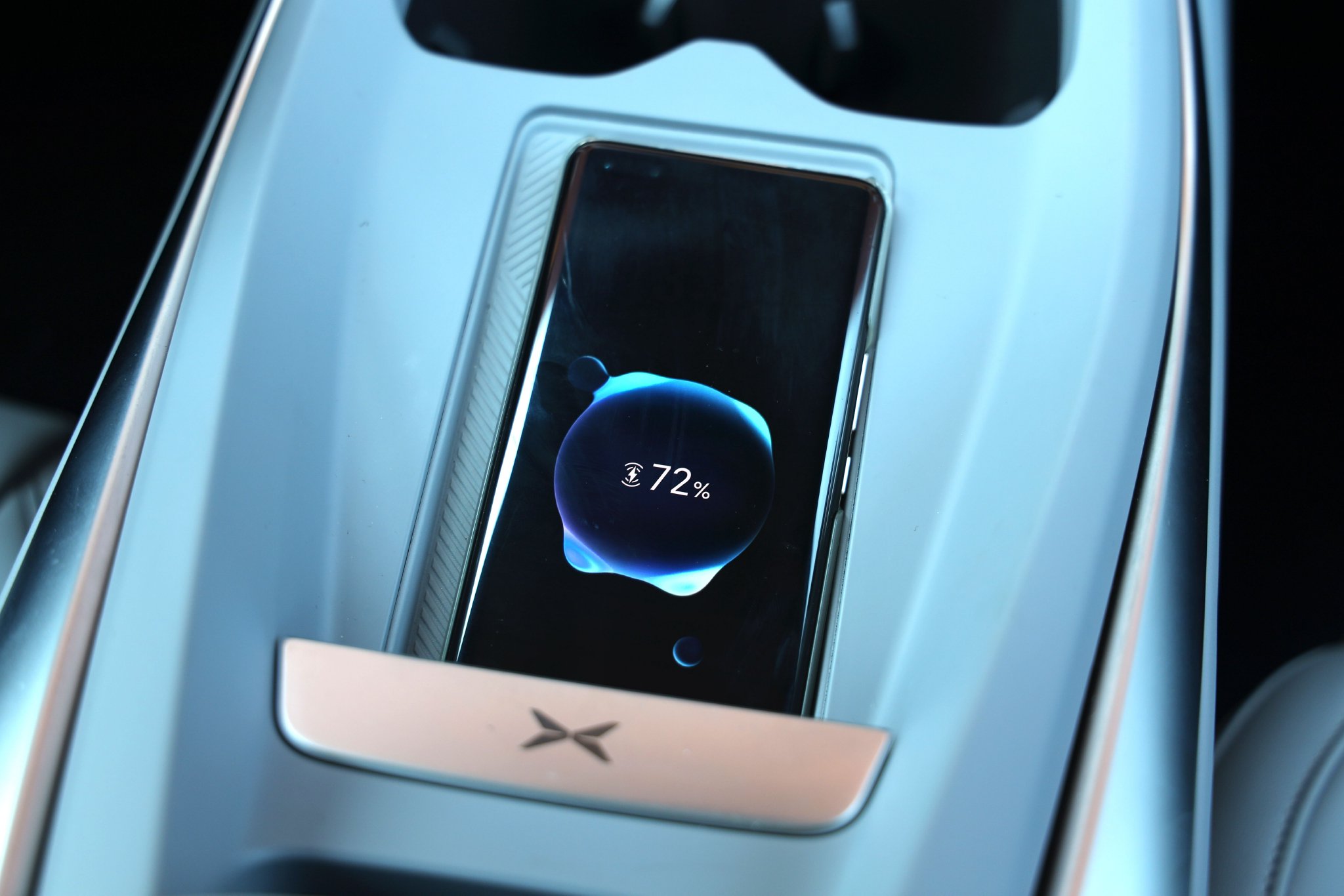 Wireless charging of mobile phone